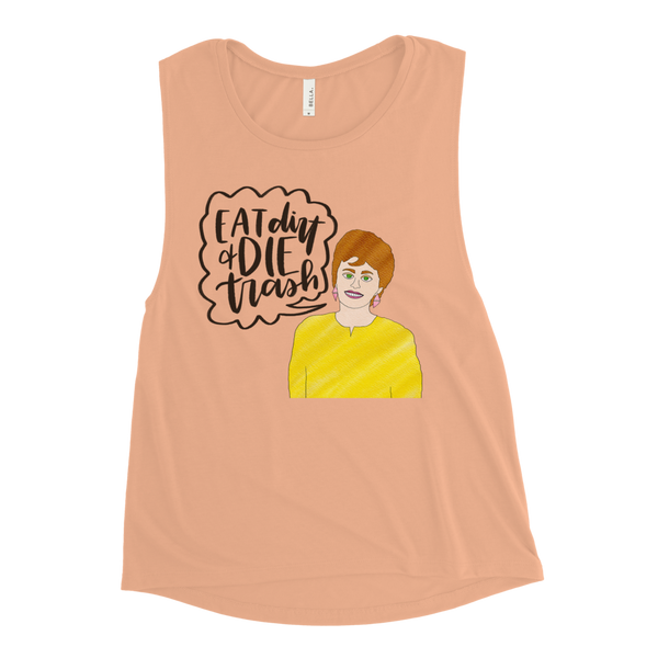 Blanche Devereaux - Golden Girls - Ladies’ Muscle Tank - MurderSheBought