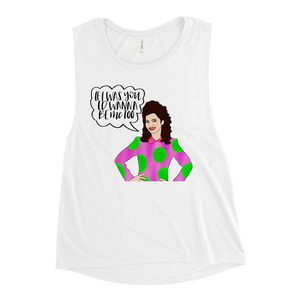 Fran Fine - The Nanny - Ladies’ Muscle Tank - MurderSheBought