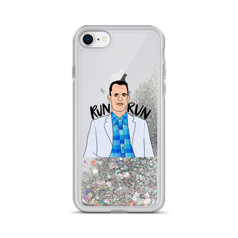 Forrest Gump - Run Forrest Run - Liquid Glitter Phone Case - MurderSheBought