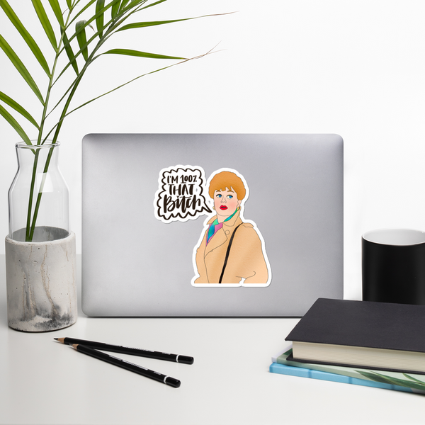 Jessica Fletcher - Murder, She Wrote - Sticker - MurderSheBought