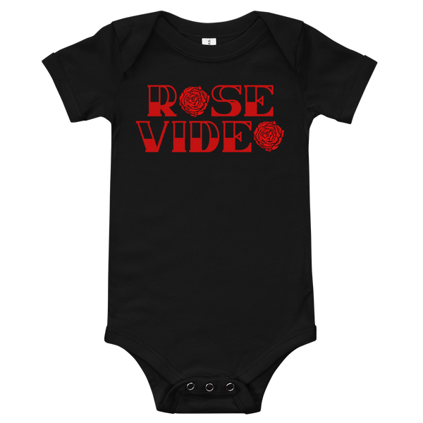 Rose Video Baby Onesie - MurderSheBought