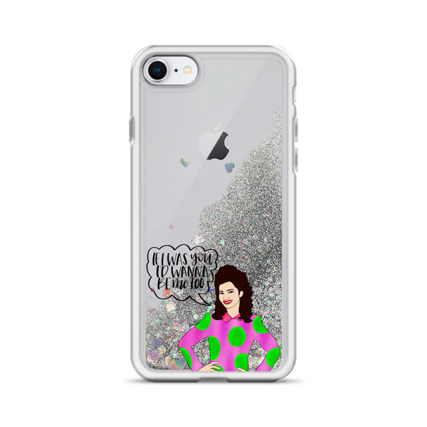 Fran Fine - The Nanny - Liquid Glitter Phone Case - MurderSheBought