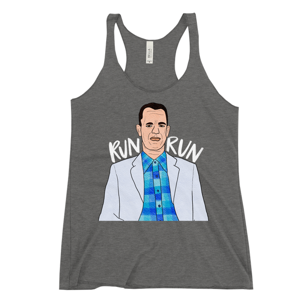 Forrest Gump - Run Forrest Run - Racerback Tank - MurderSheBought