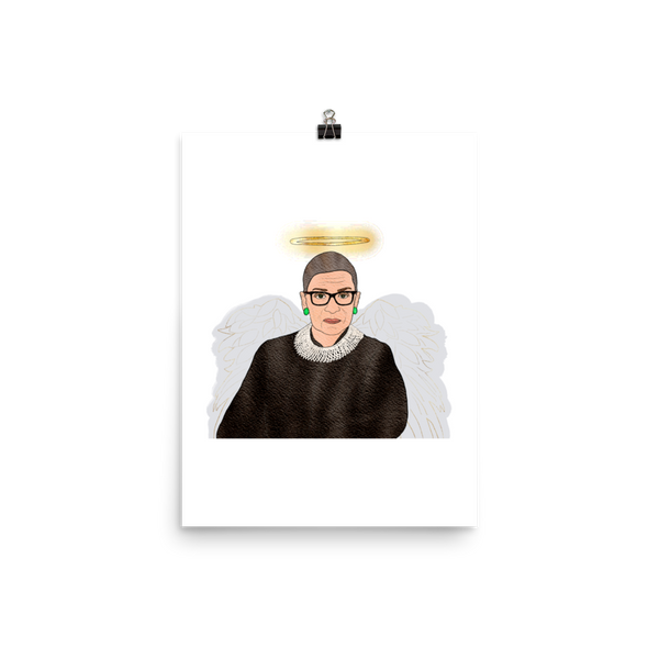 Ruth Bader Ginsburg - Guardian Angel - Poster - MurderSheBought