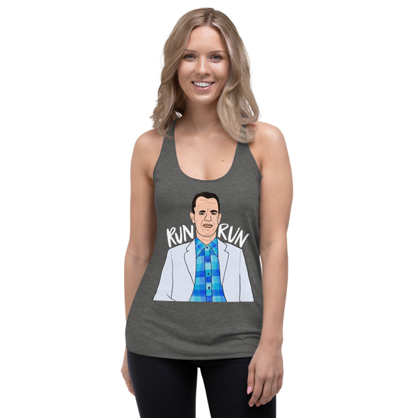 Forrest Gump - Run Forrest Run - Racerback Tank - MurderSheBought