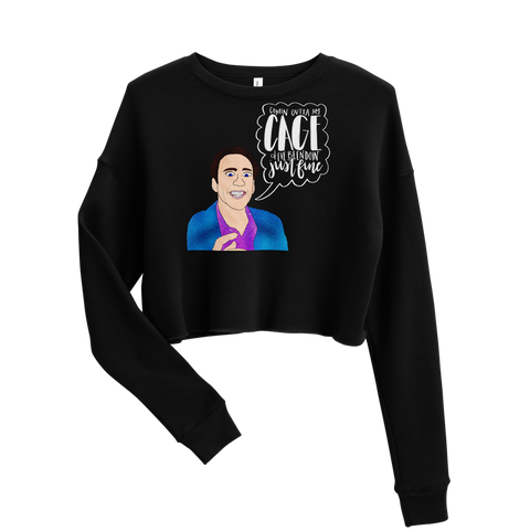 Nicolas Cage - Crop Sweatshirt - MurderSheBought